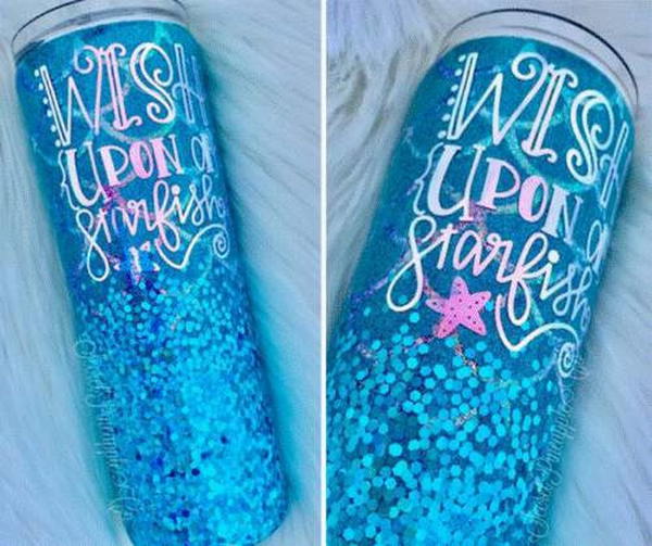 How To Create a DIY Glitter Tumbler