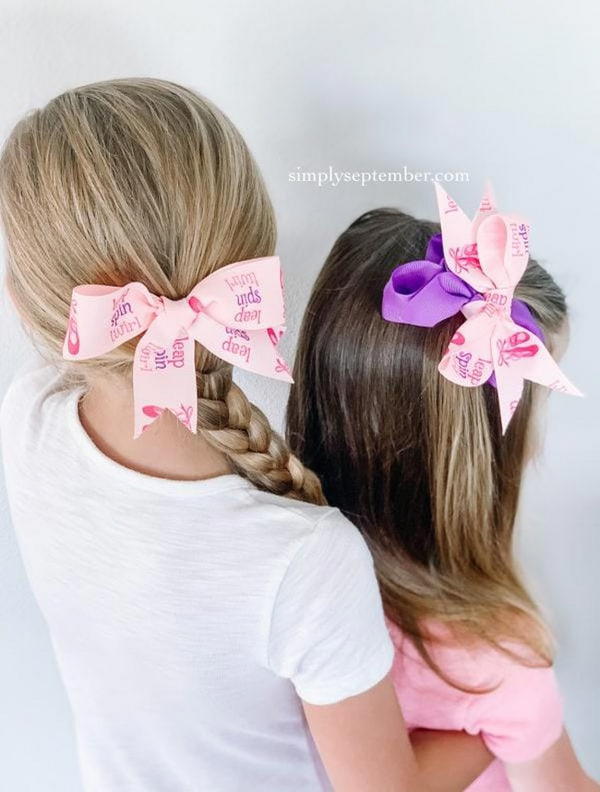 How To Easily DIY Ribbon Hair Bows