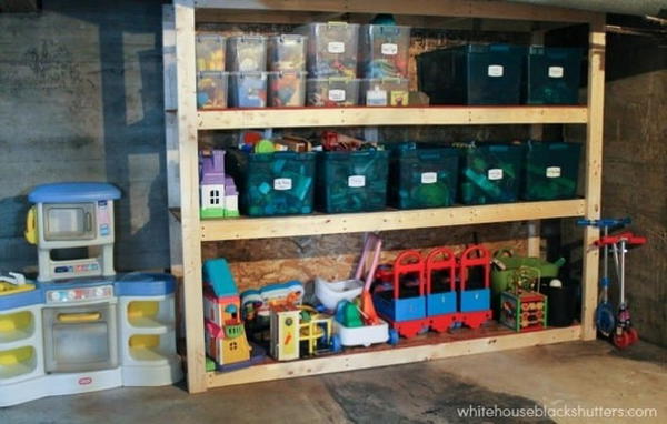 How To Make A Basement Storage Shelf