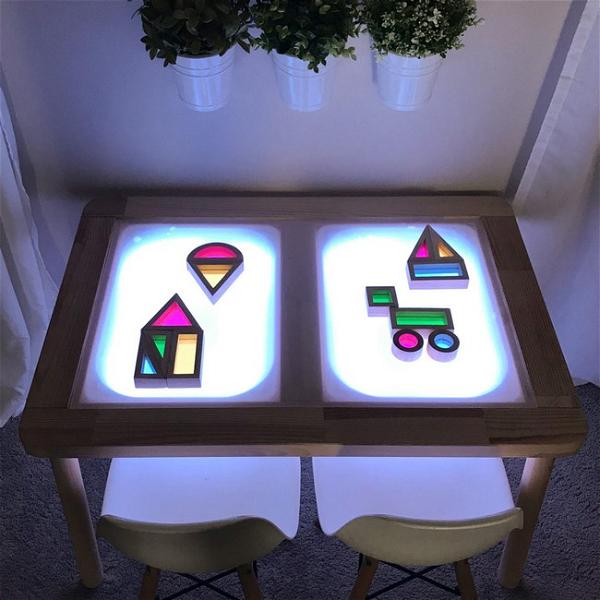 How To Make A Light Table For Preschoolers