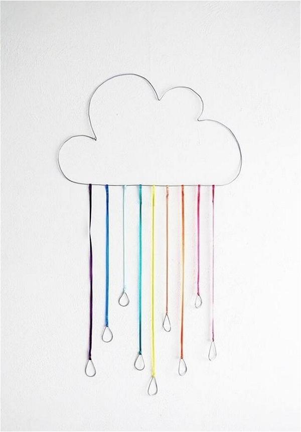 How To Make A Rainbow Cloud Using Ribbon