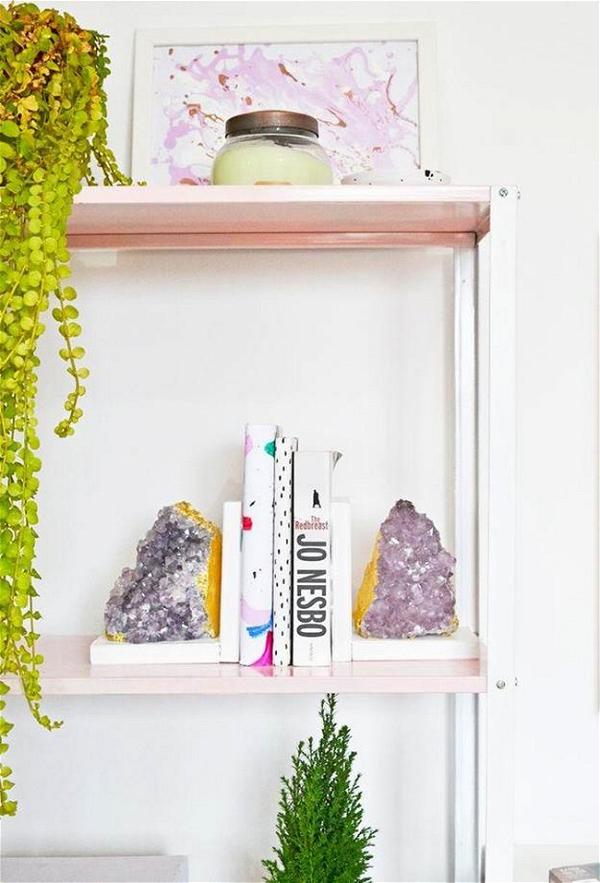 How To Make Amethyst Bookends