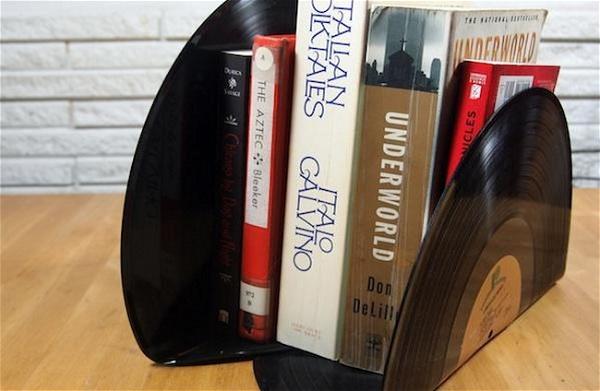 How To Make Vinyl-Record Bookends