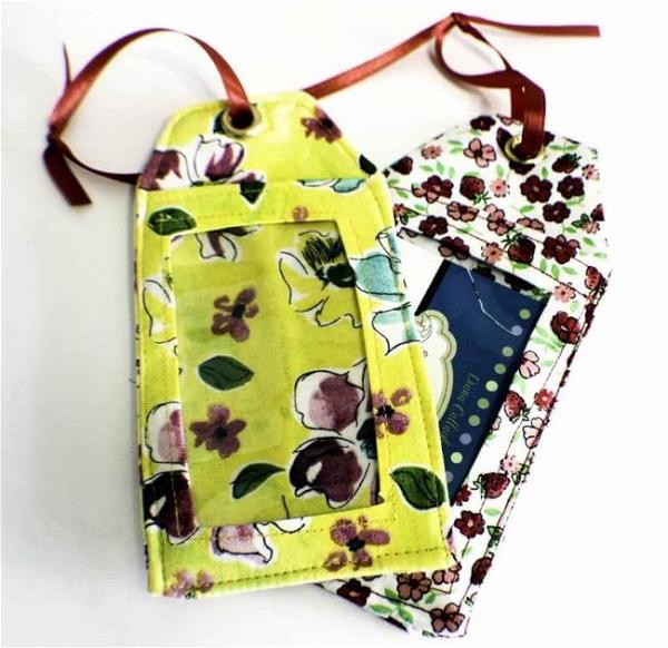 How To Sew DIY Luggage Tags