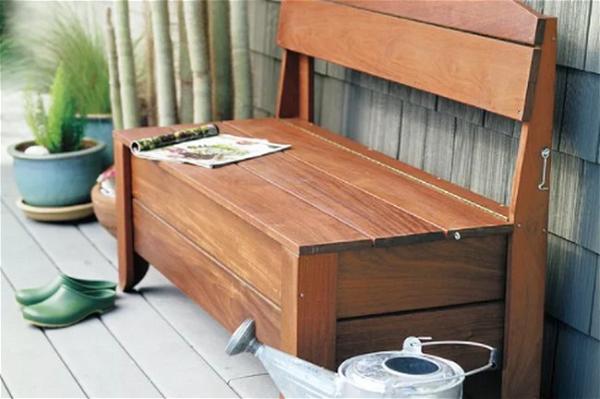 How to Build a Bench With Hidden Storage