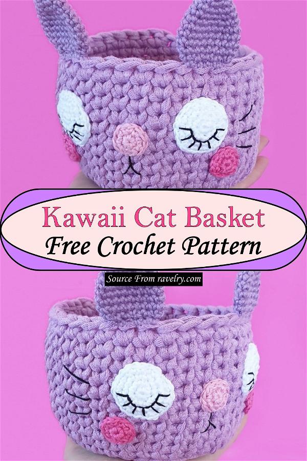 Kawaii Cat Basket