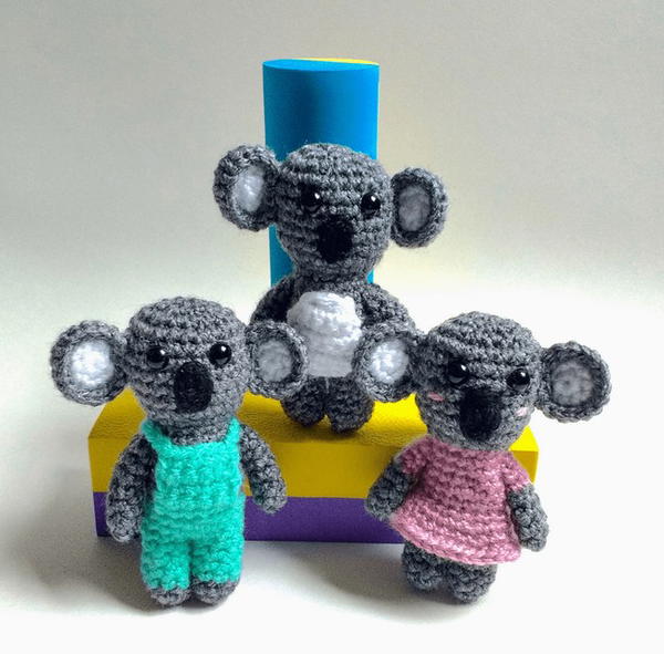 Koala Amigurumi Keychain