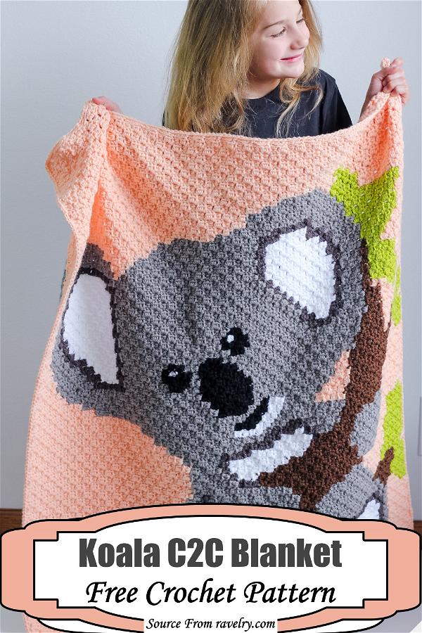 Koala C2C Blanket