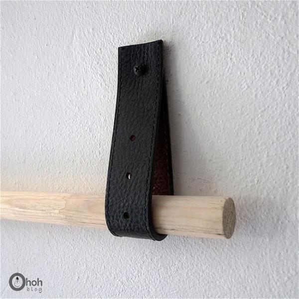 Leather and Wood TP Holder