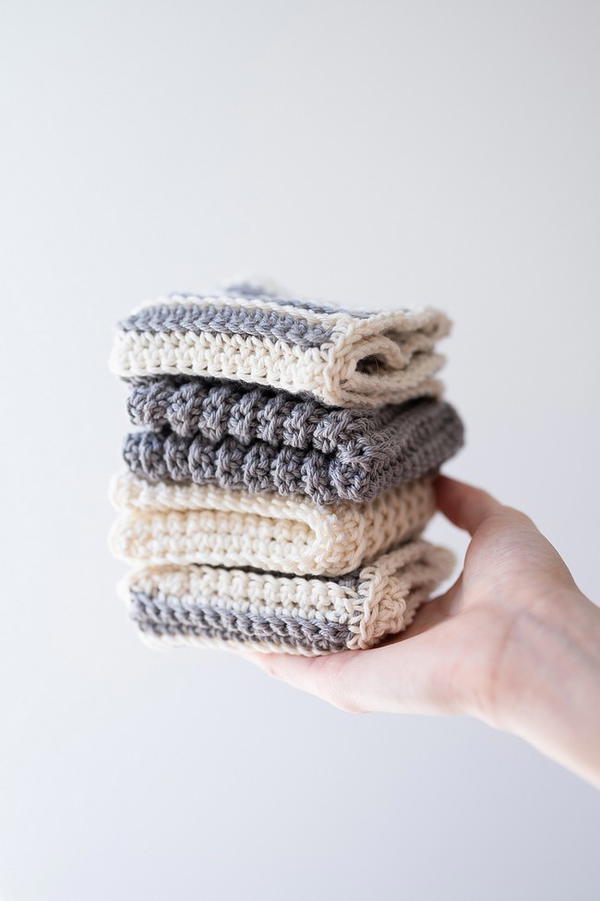 Modern Stripe Dishcloth