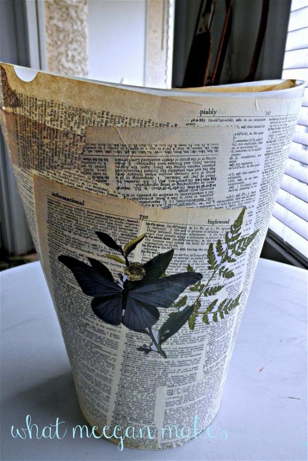 Newspaper Waste Can