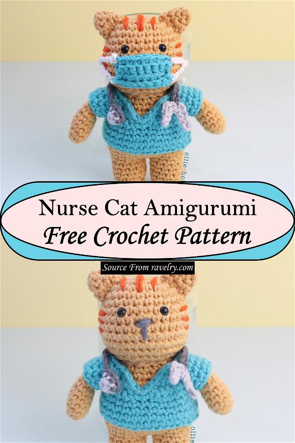 Nurse Cat Amigurumi