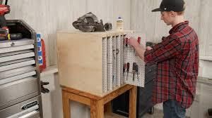 On-a-Roll Pegboard Storage