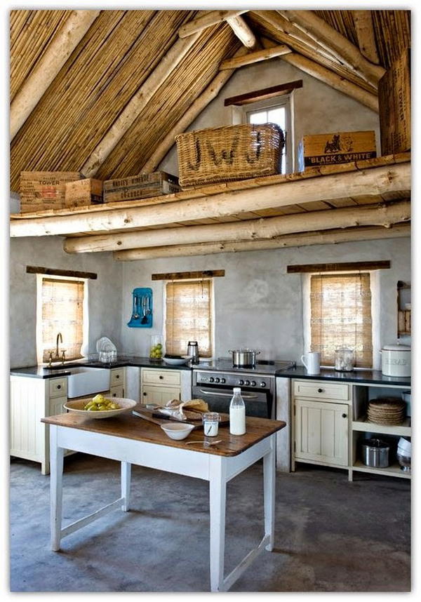 Own a Kitchen With An Open Attic on Top