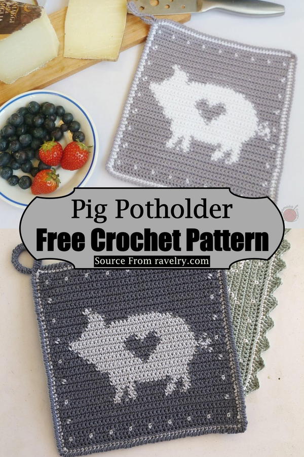 Pig Potholder