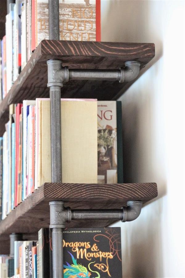 Pipe & Plank Bookshelf