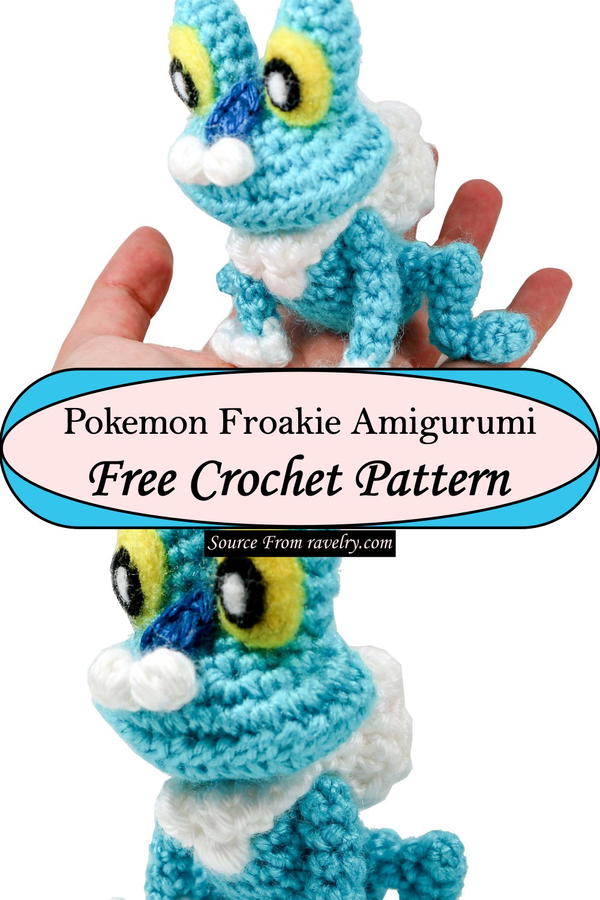 Pokemon Froakie Amigurumi