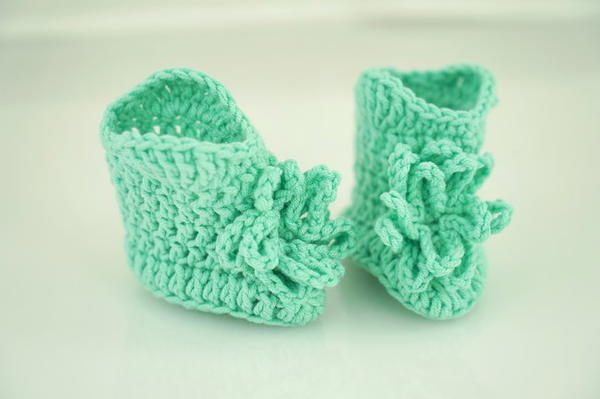 Pompom Baby Boots