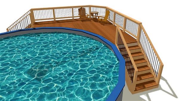 Quarter Round Pool Deck Plans