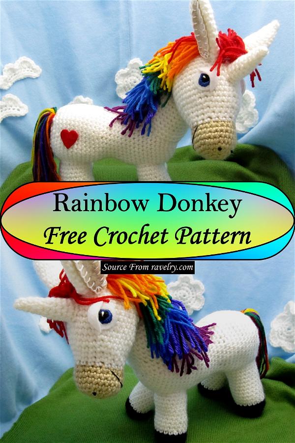 Rainbow Donkey