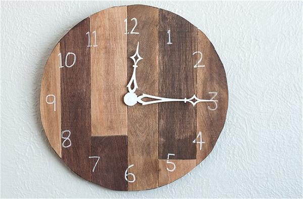 Scrap Plywood Wall Clock