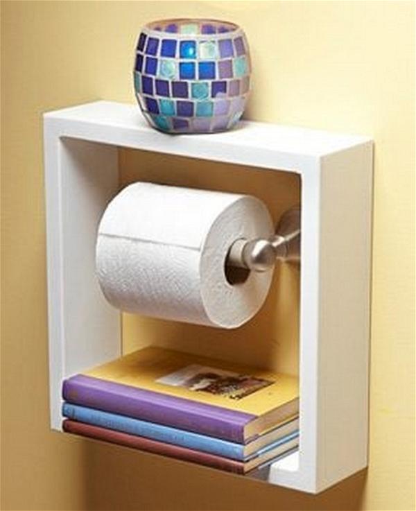 Simple Shelf for Toilet Paper