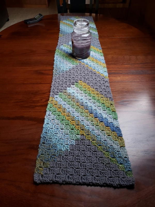 Summer Chevron Table Runner