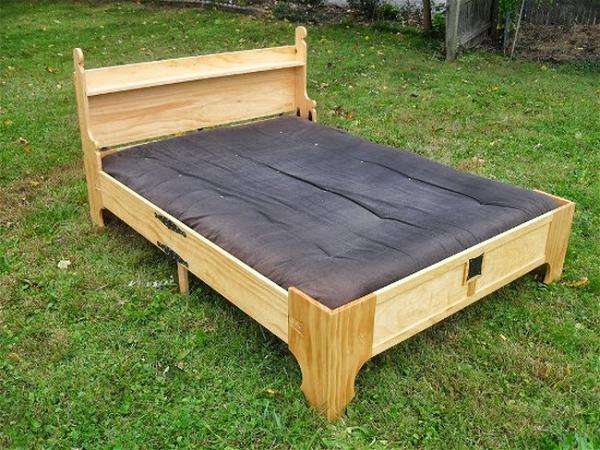 The DIY Couple DIY Bench Bed