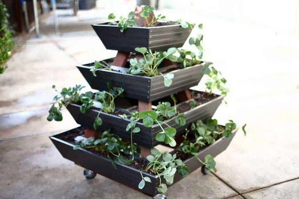 The DIY Plan Gutter Planter