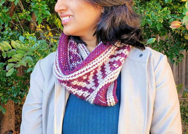 Tunisian Crochet Neck Warmer