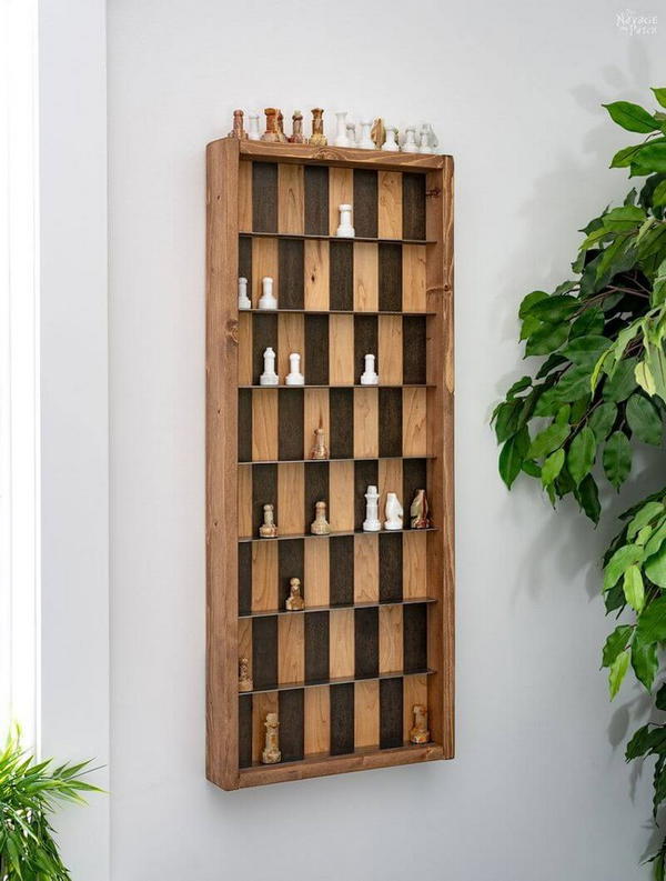 Vertical DIY Chess Board