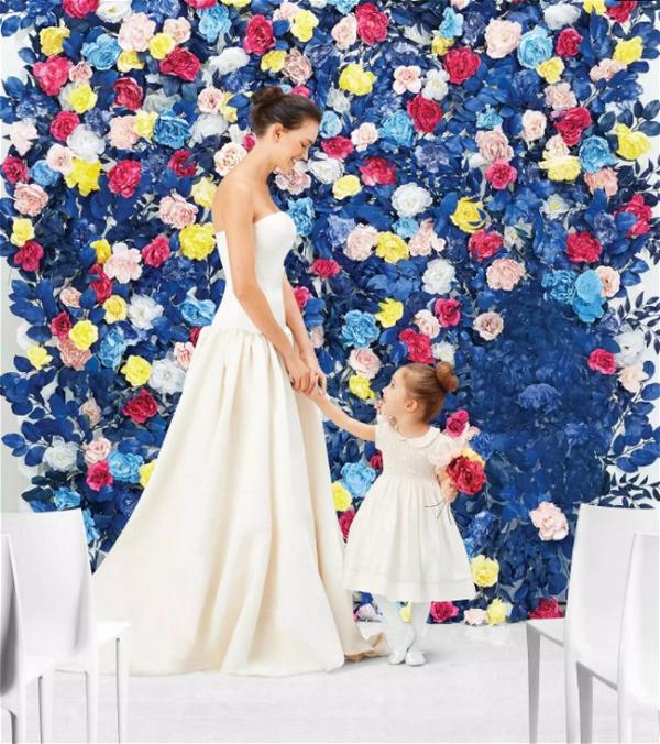 Wedding Faux Flower Wall