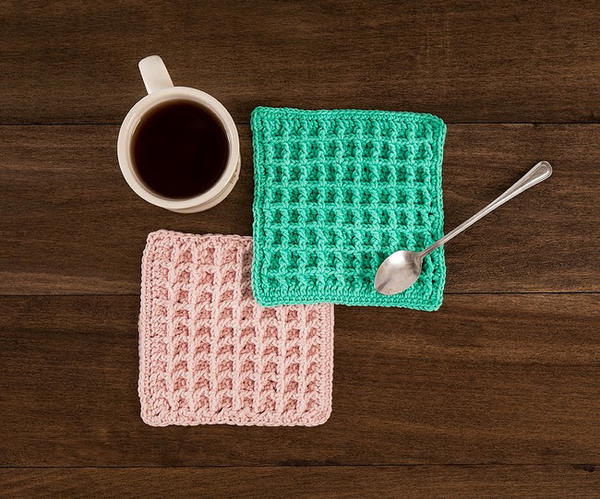 Winter Waffle Dishcloth