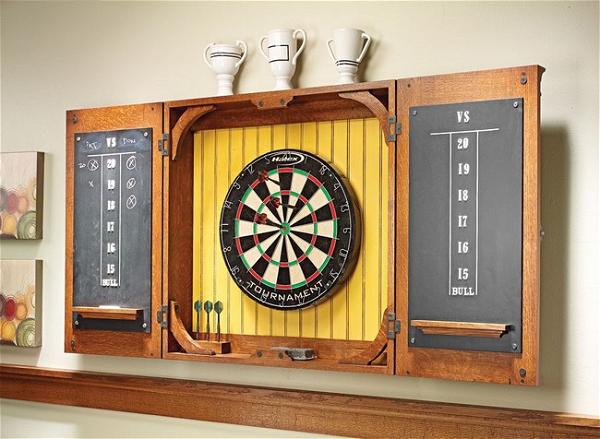 Wooden Dartboard Case