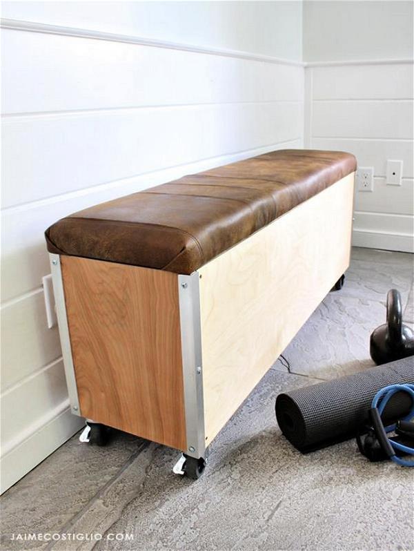 Workout Storage Bench