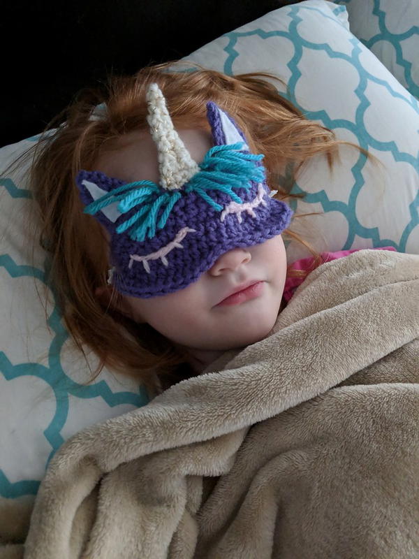 Child's Unicorn Sleep Mask