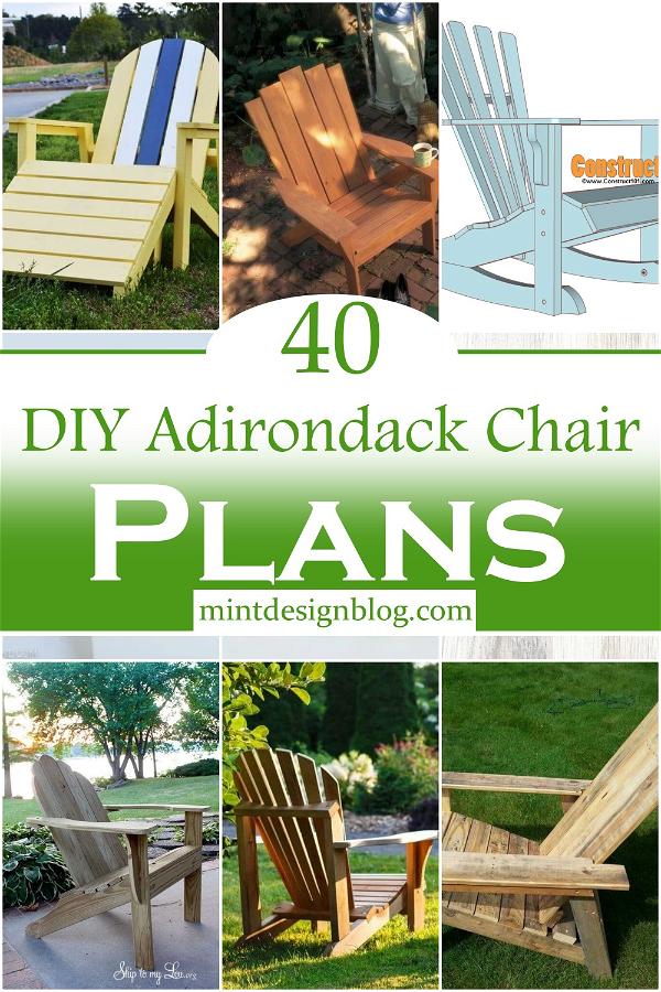 DIY Adirondack Chair Plans 1
