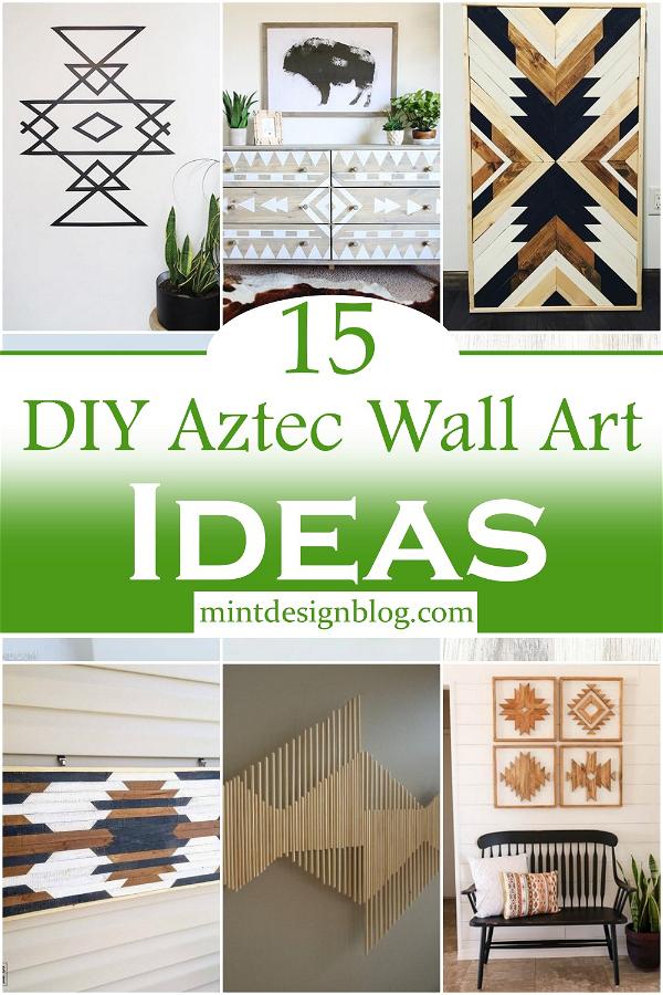 DIY Aztec Wall Art Ideas 1