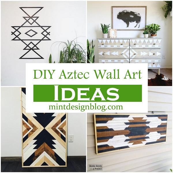 DIY Aztec Wall Art Ideas