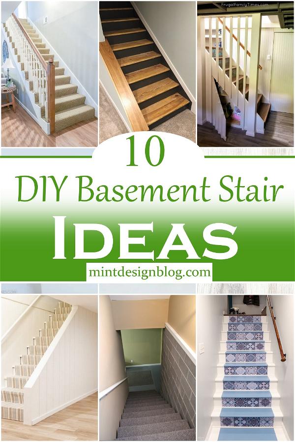 DIY Basement Stair Ideas 1