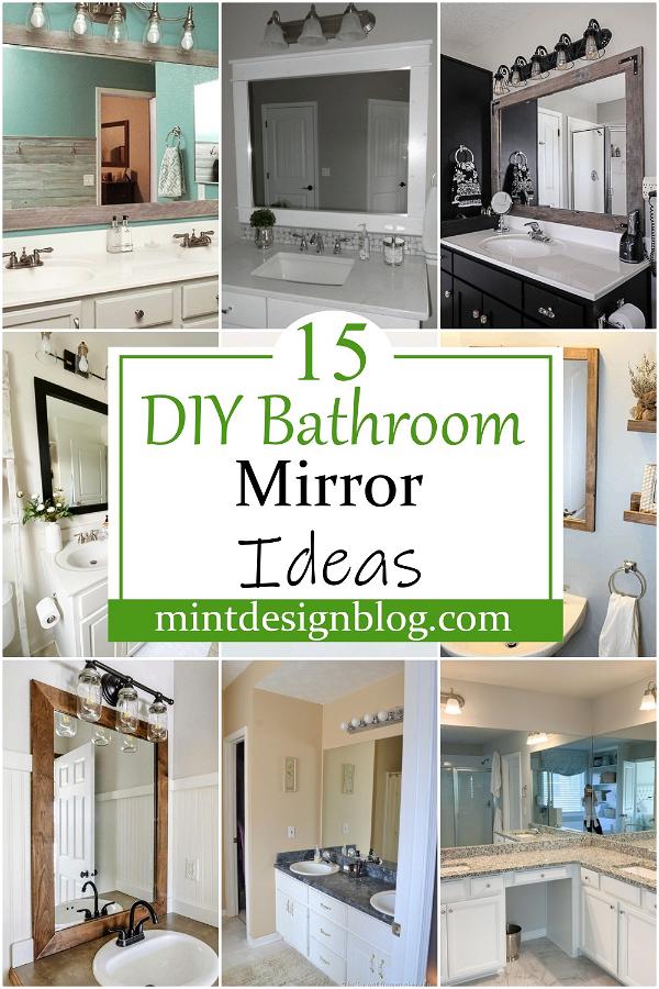 DIY Bathroom Mirror Ideas 2