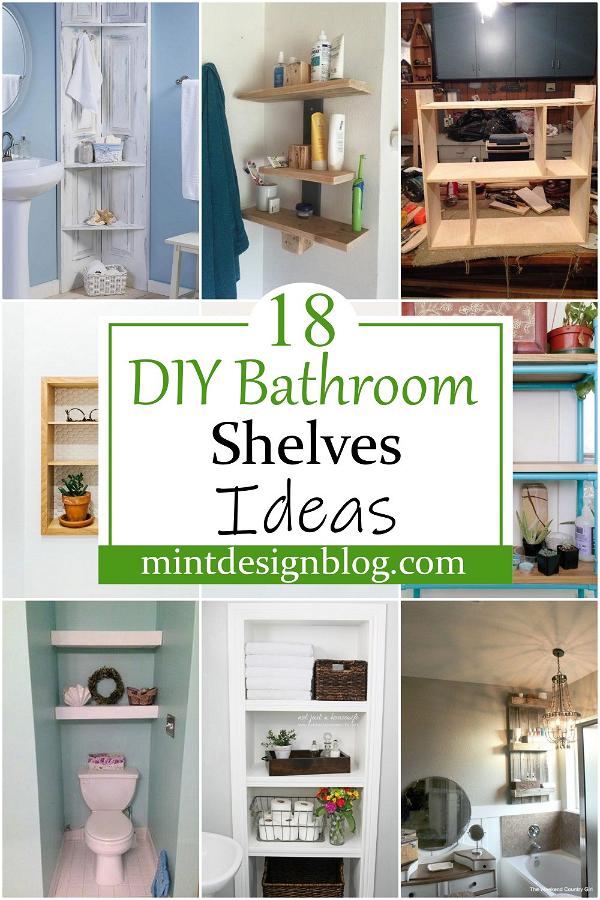 DIY Bathroom Shelves Ideas 2