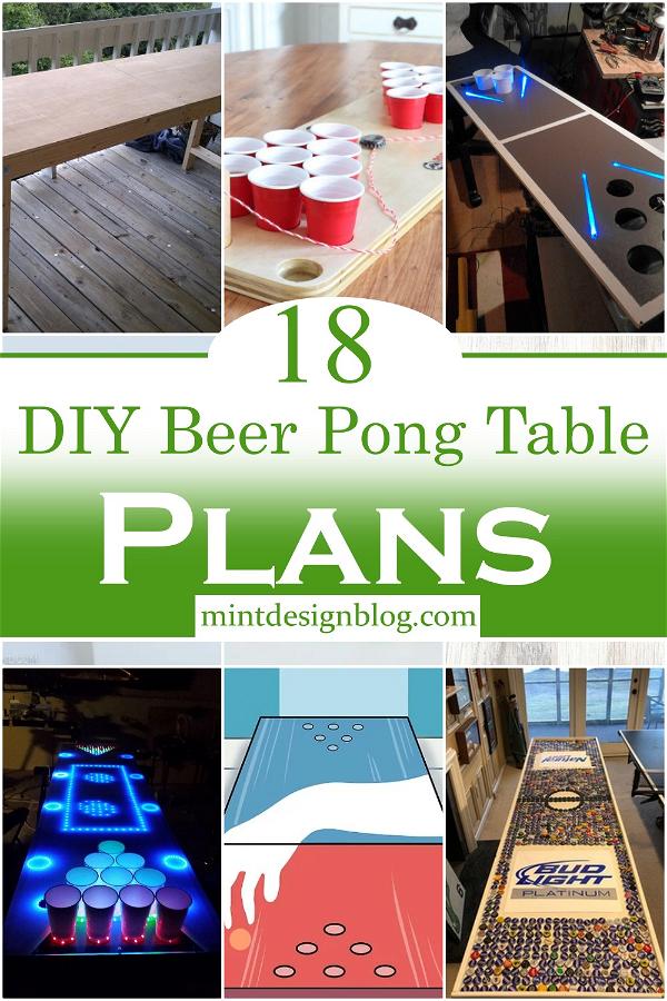 DIY Beer Pong Table Plans 1