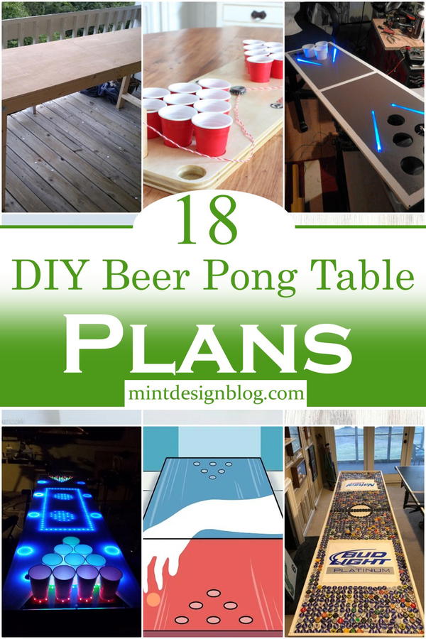 DIY Beer Pong Table Plans 1