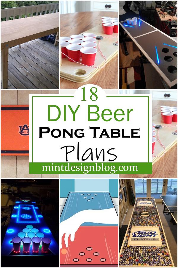 DIY Beer Pong Table Plans 2