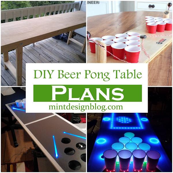 DIY Beer Pong Table Plans