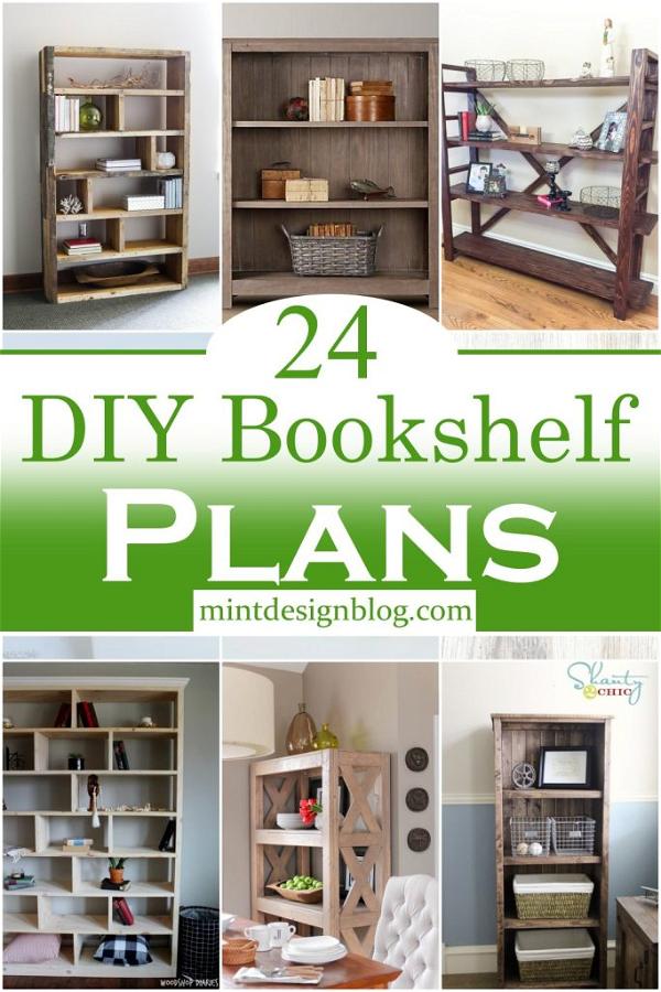 24 Free DIY Bookshelf Plans You Can Build Today - Mint Design Blog