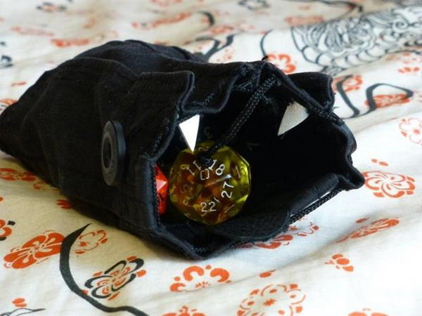 DIY Carnivorous Dice Bag