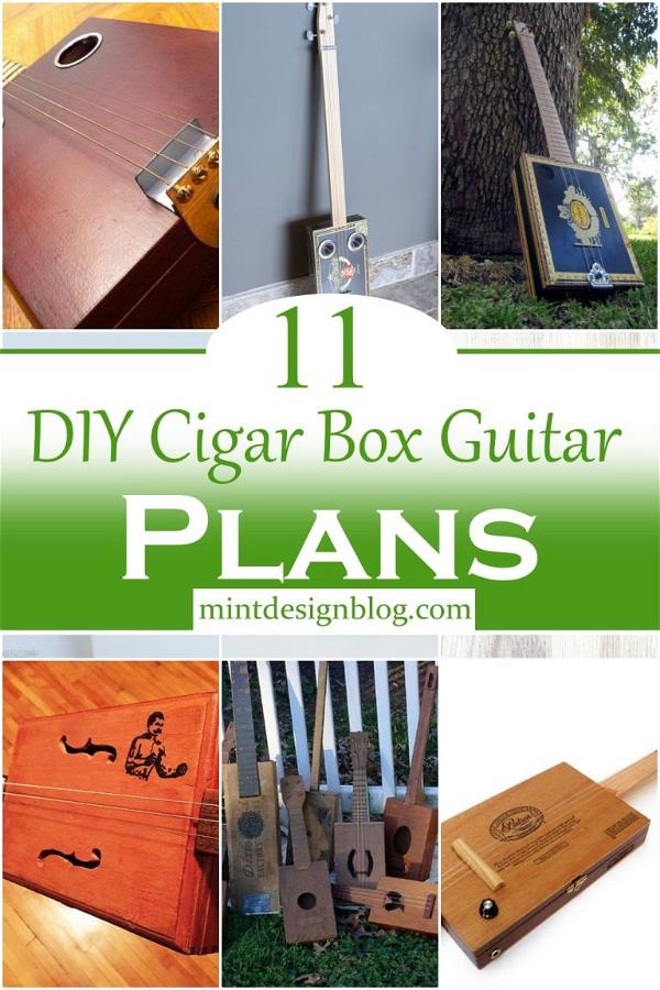 11 Free DIY Cigar Box Guitar Plans - Mint Design Blog