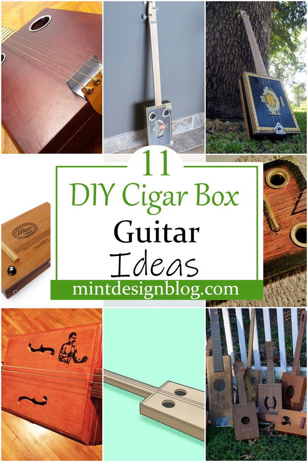 11 Free DIY Cigar Box Guitar Plans - Mint Design Blog